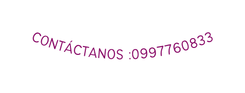 contáctanos 0997760833